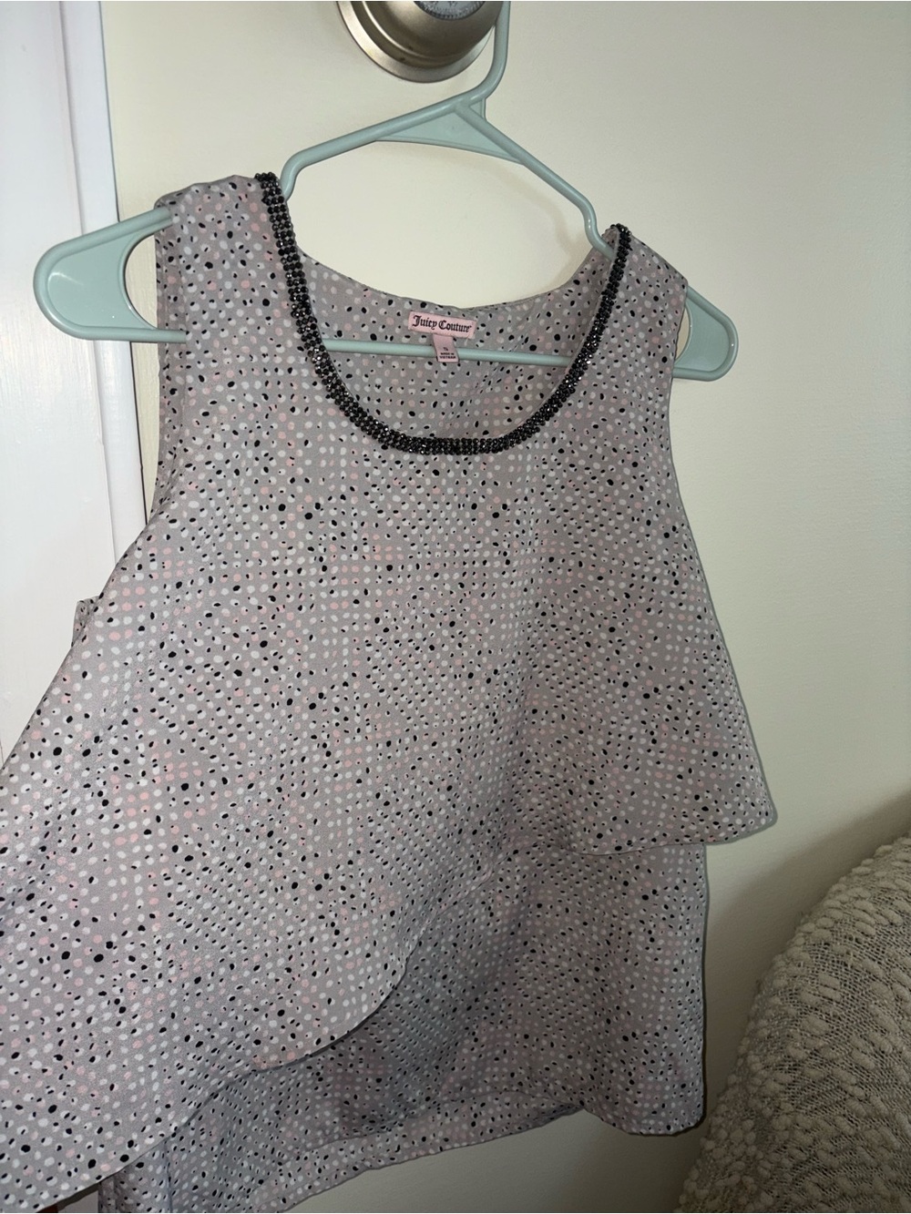 Juicy Couture blouse multi colored size small